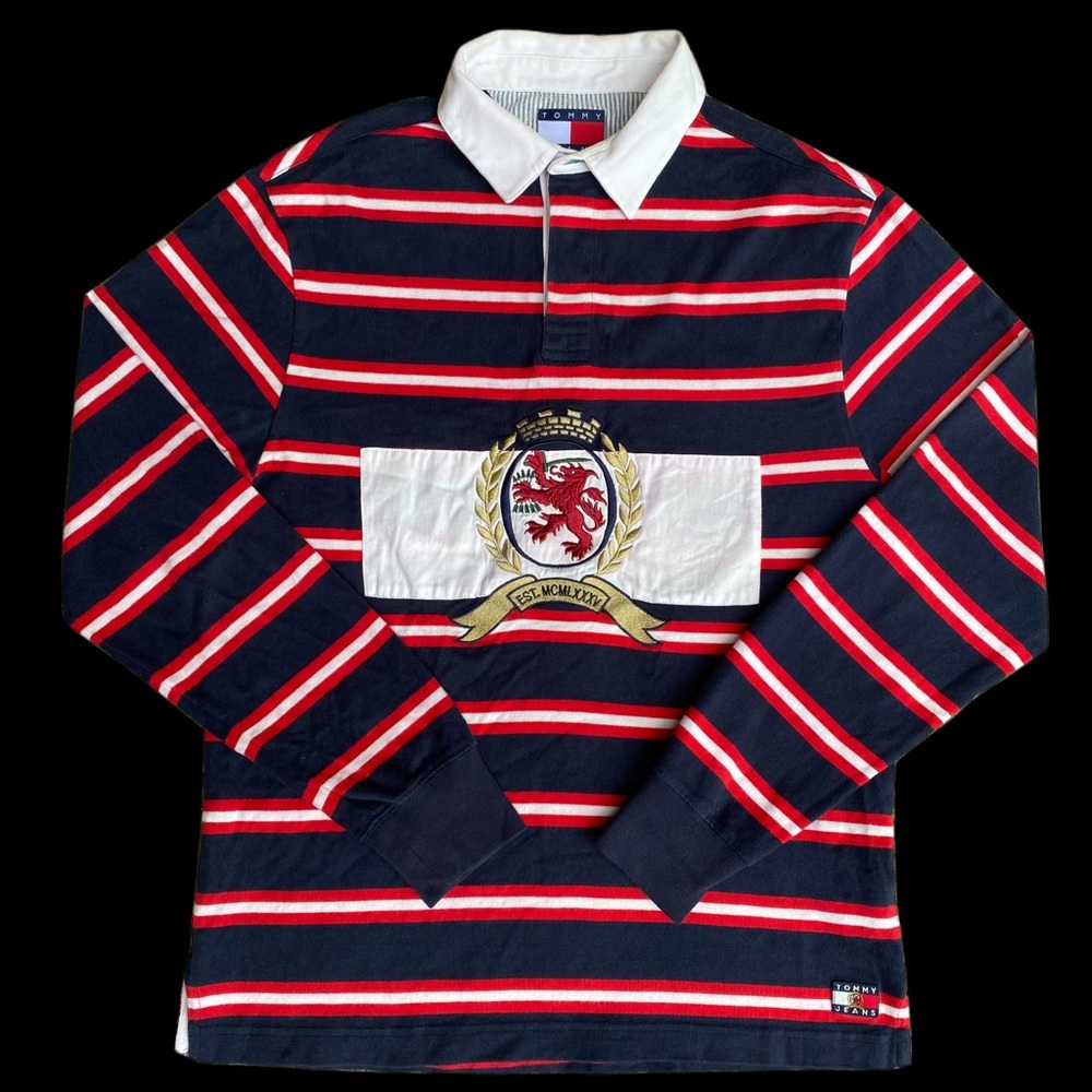 TOMMY JEANS 6.0 CREST RUGBY TOP M22